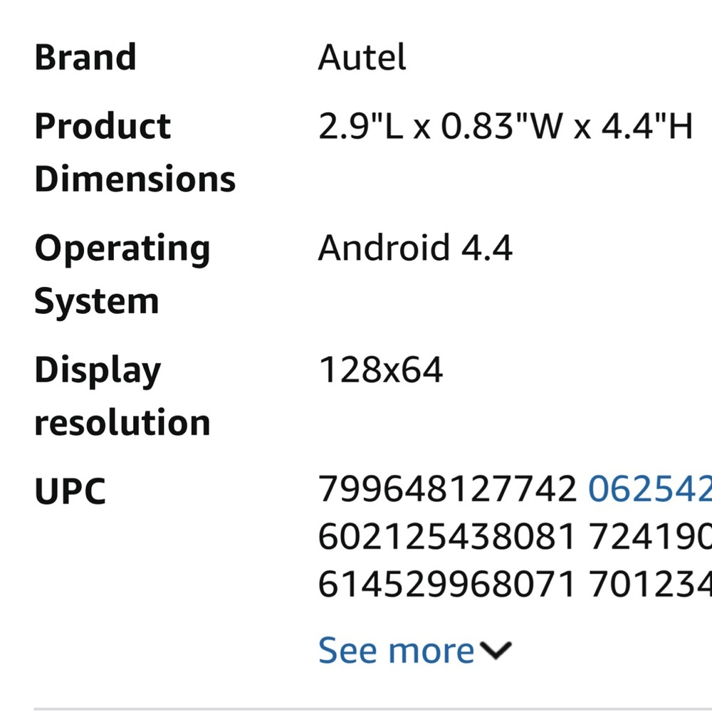 New Autel MS300 OBD2 Scanner Code Reader, Turn Off Check Engine Light - Picture 15 of 15